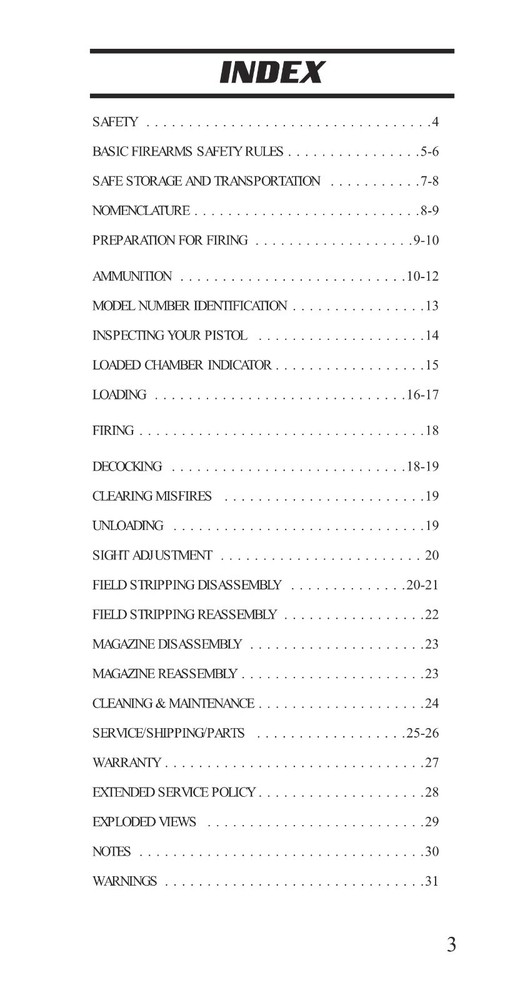 SMITH & WESSON 945 Series Pistols Owners Manual