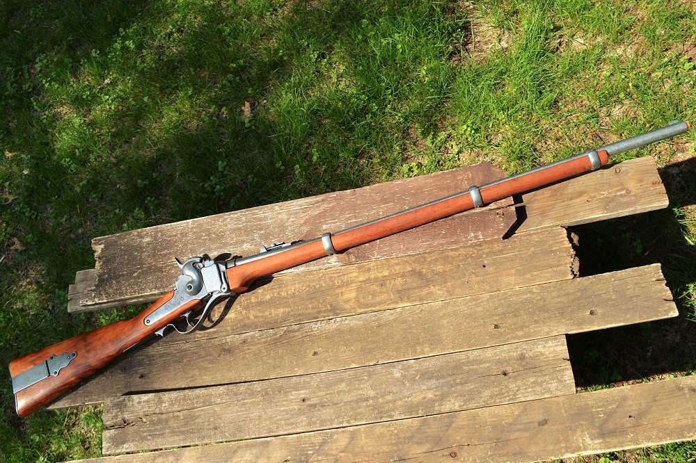 Sharps 1859 Military Civil War Rifle - Old West - Union Cavalry - Denix Replica