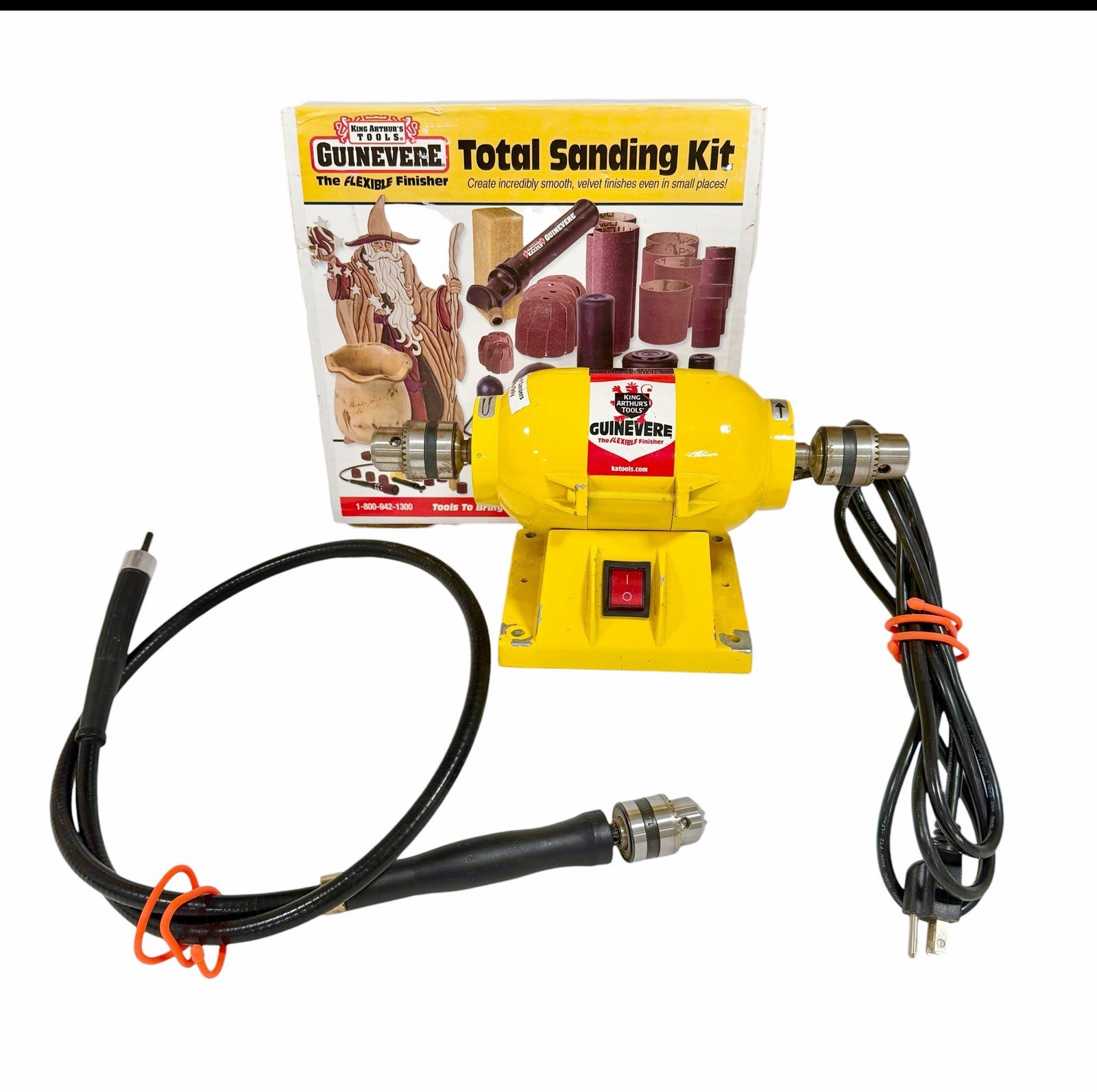 King Arthurs Tools Guinevere Sanding & Polishing Motor Sanding Kit