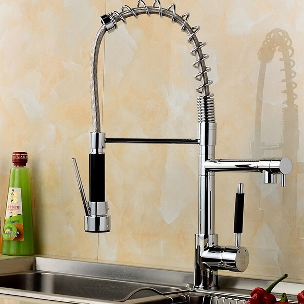 Pull Out Spray Head Replacement Kitchen Mixer Tap Water Shower Setting New