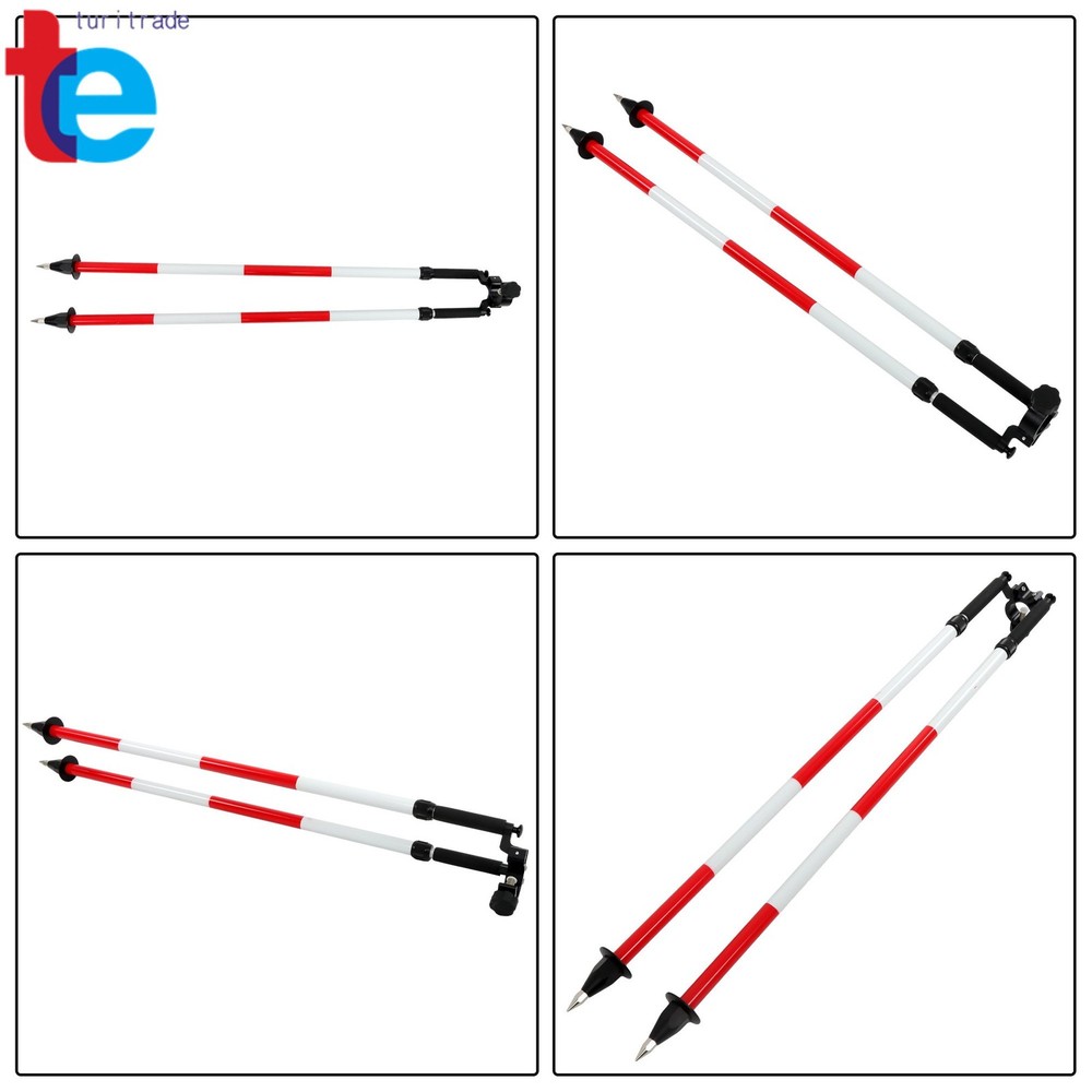 Compact Survey Bipod Center Entry Design for GPS Pole Mounting