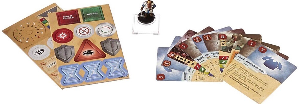 Attack Wing D&D Dungeons & Dragons Wave Six Shield Dwarf Fighter Expansion Pack