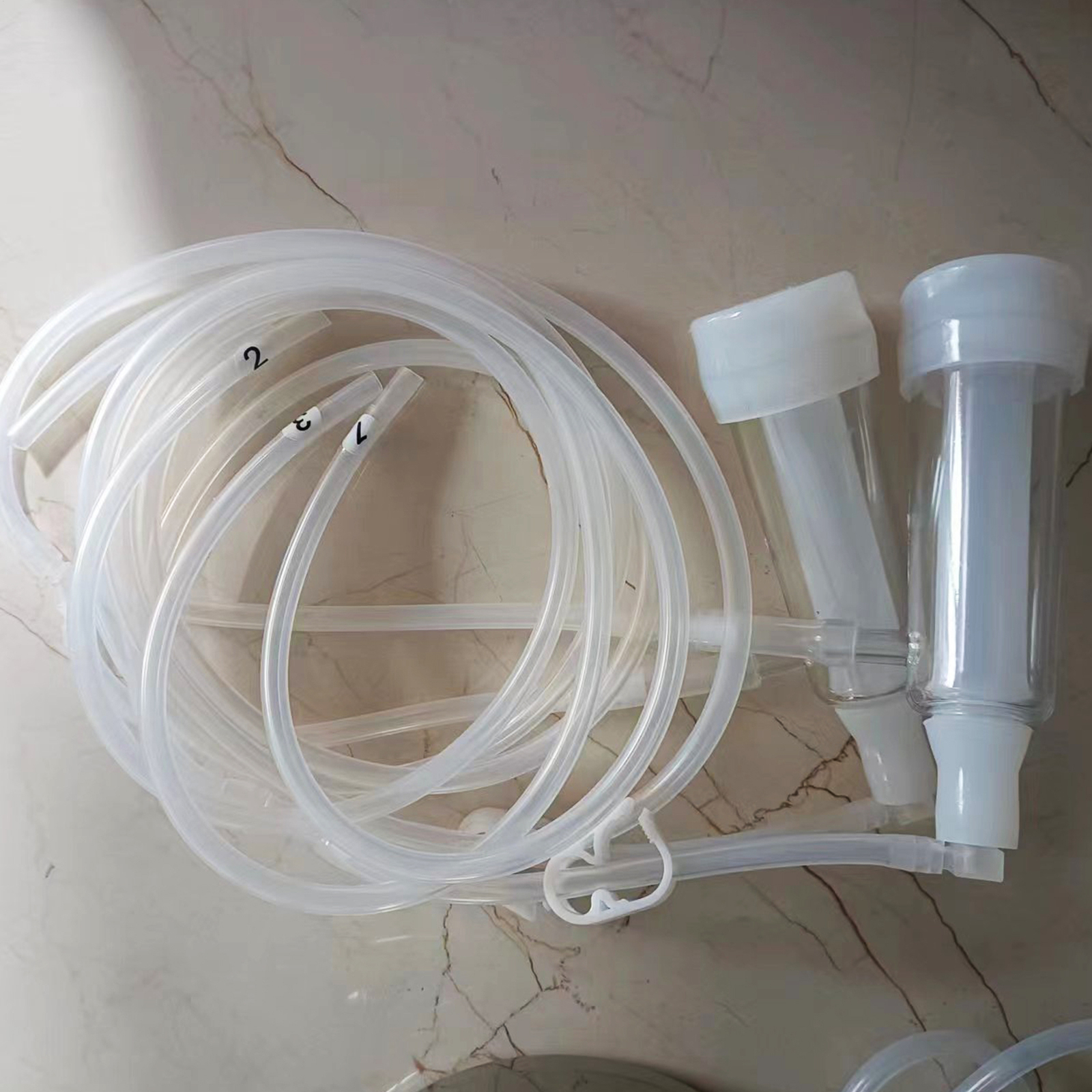 7L DualHead Sheep Goat Cow Milking Machine Vacuum Impulse 304 Steel Pump Milker