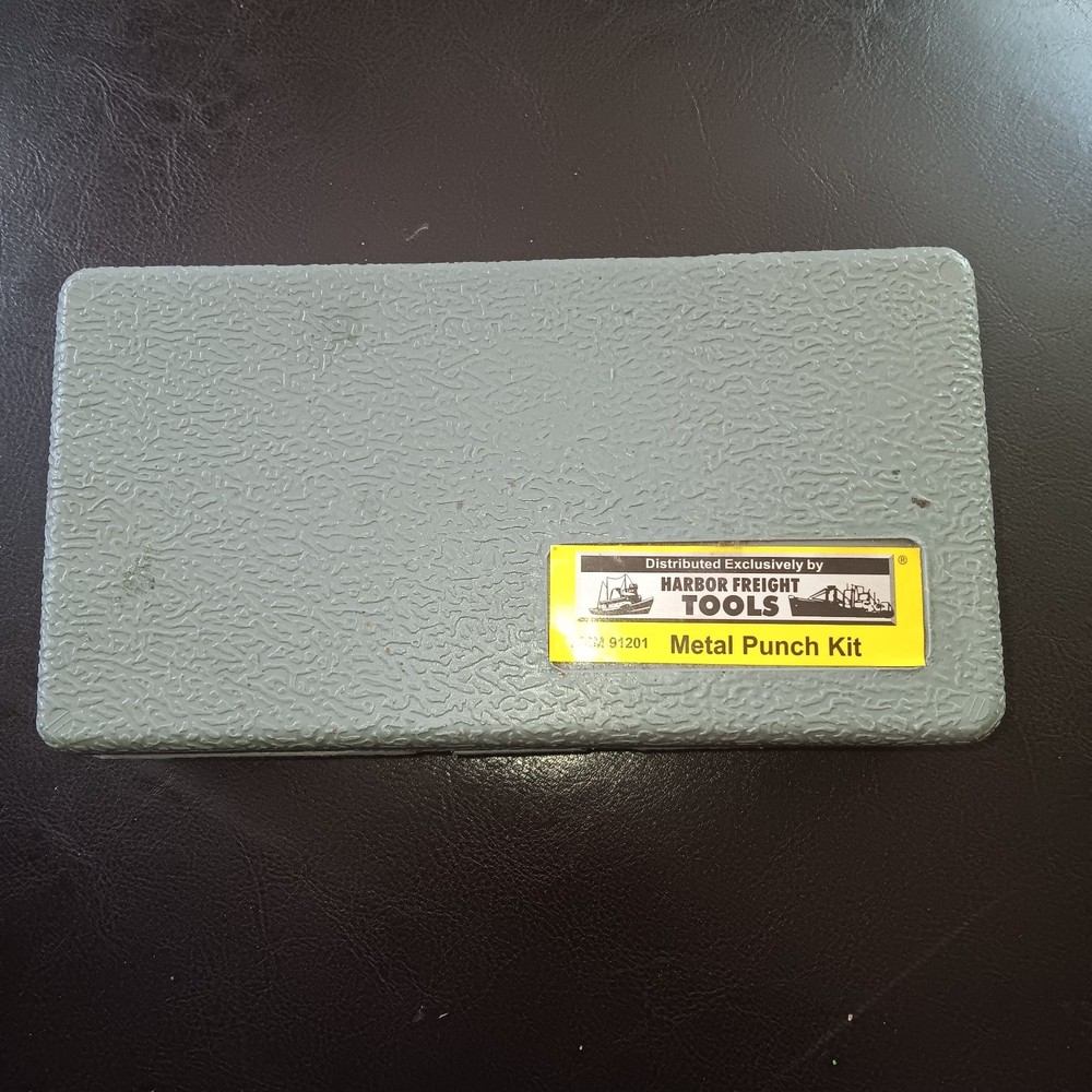 Harbor Freight Metal Punch Kit Item 91201
