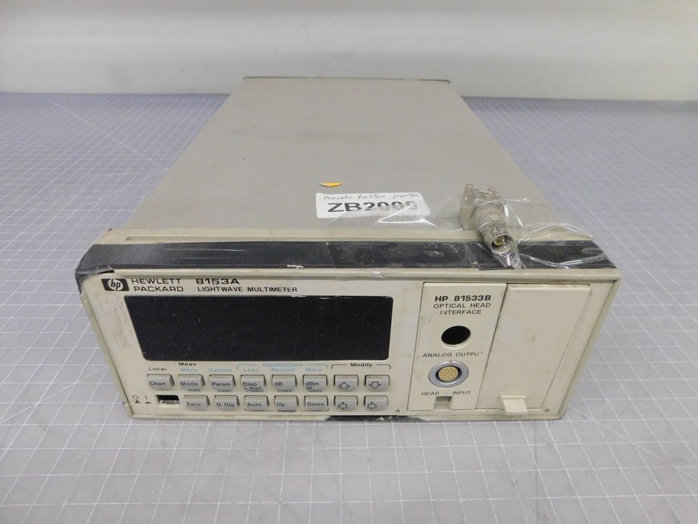 HP 8153A LIGHTWAVE MULTIMETER M5675