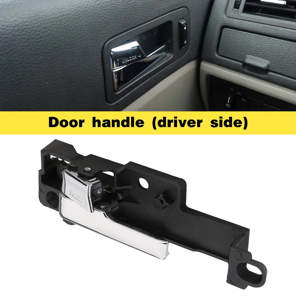 FOR FORD FUSION 2006-2012 FRONT INNER INSIDE DOOR HANDLE CHROME LEFT DRIVER SIDE