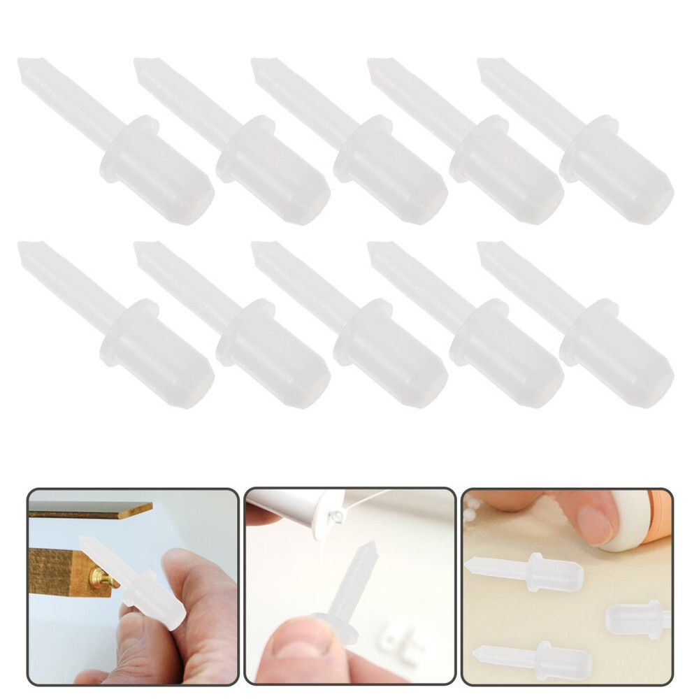 60PCS Shutter Repair Pins Spring Loaded Plantation Shutter Replacement White