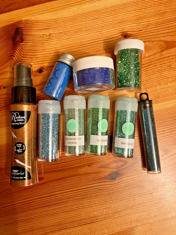 Martha Stewart Green Glitter and more
