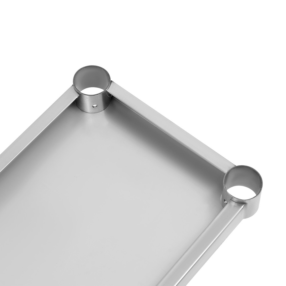 Stainless Steel Table, Adjustable Lower Shelf, Under Shelf for Work Tables