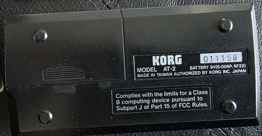 KORG AT-2 Chromatic Calibrator Reference Tone Calibration