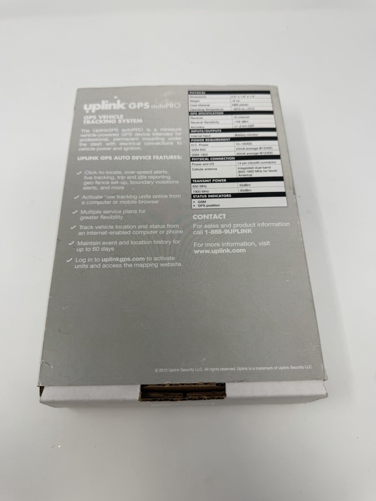 Uplink GPS AutoPRO GPS Vehicle Tracking System
