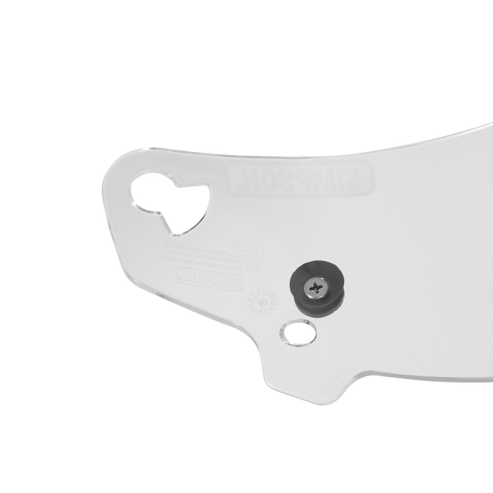 Simpson Racing 89400A Super Bandit A Clear Helmet Shield