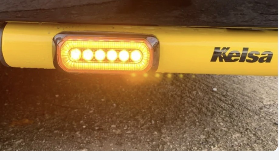 Amber/Amber Halo Ring Dual Function LED Strobe & DRL /Marker Light 12V 24V