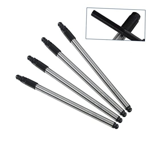 4 PCS Rapid Install Adjustable Pushrod Set Chrome 4pcs Adjustable Pushrods