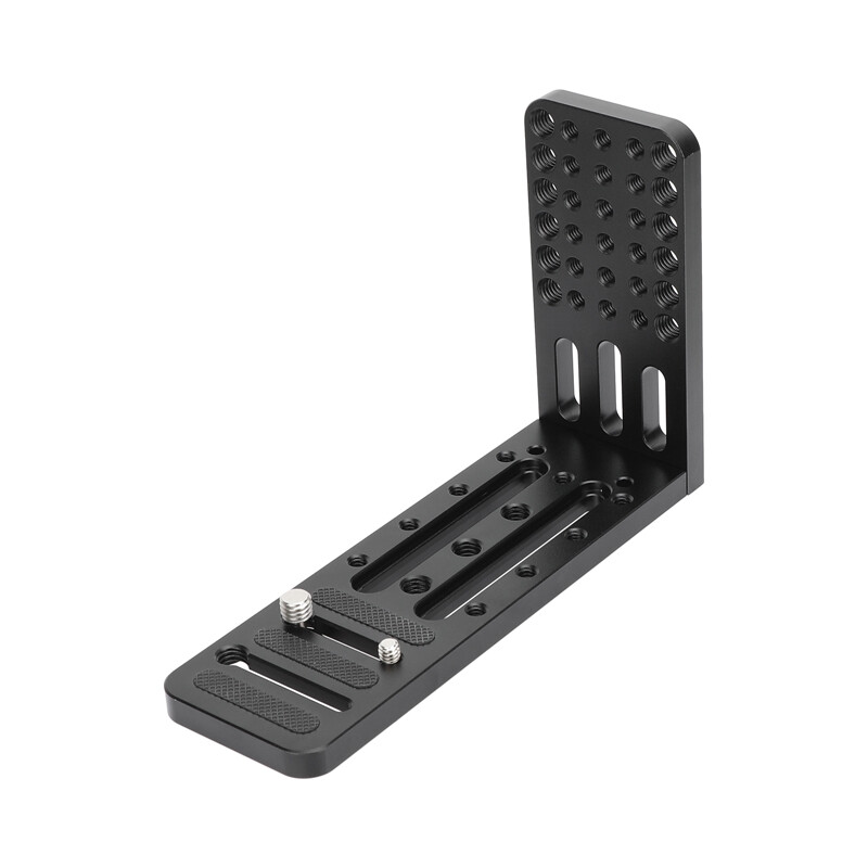 L-Shaped Bracket Cheese Mounting Plate DSLR Camera Board w/ 1/4" & 3/8" Threads