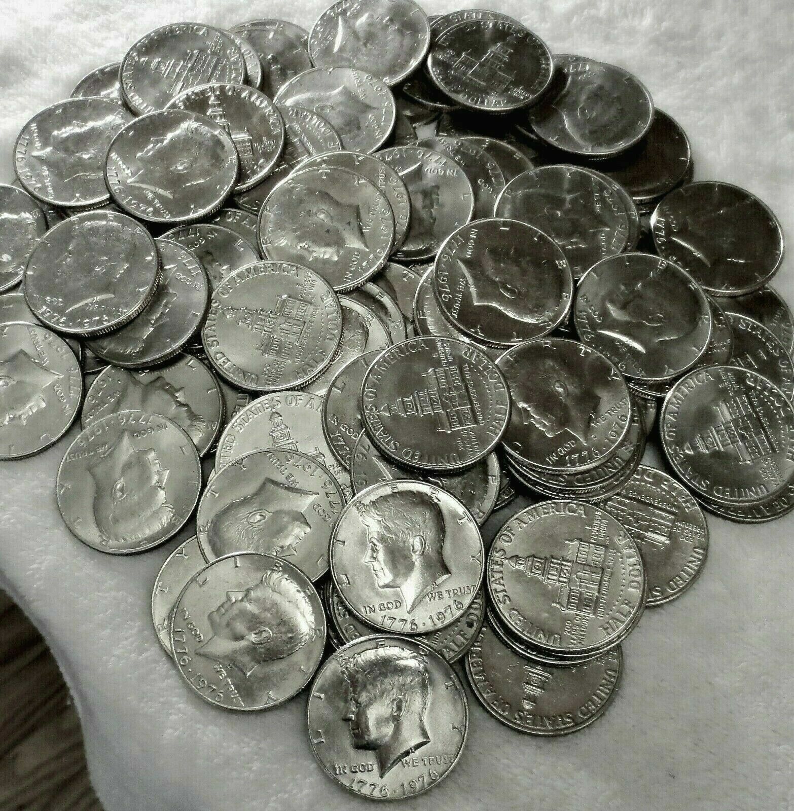 1 P or D 1776-1976 BICENTENNIAL KENNEDY HALF DOLLAR. BUY 2 GET A P+D+ A DISCOUNT