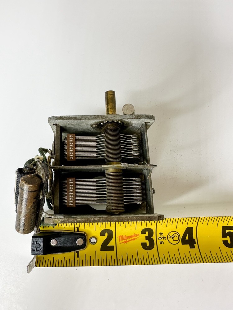 Vintage Two Gang Tuning Capacitor UNTESTED