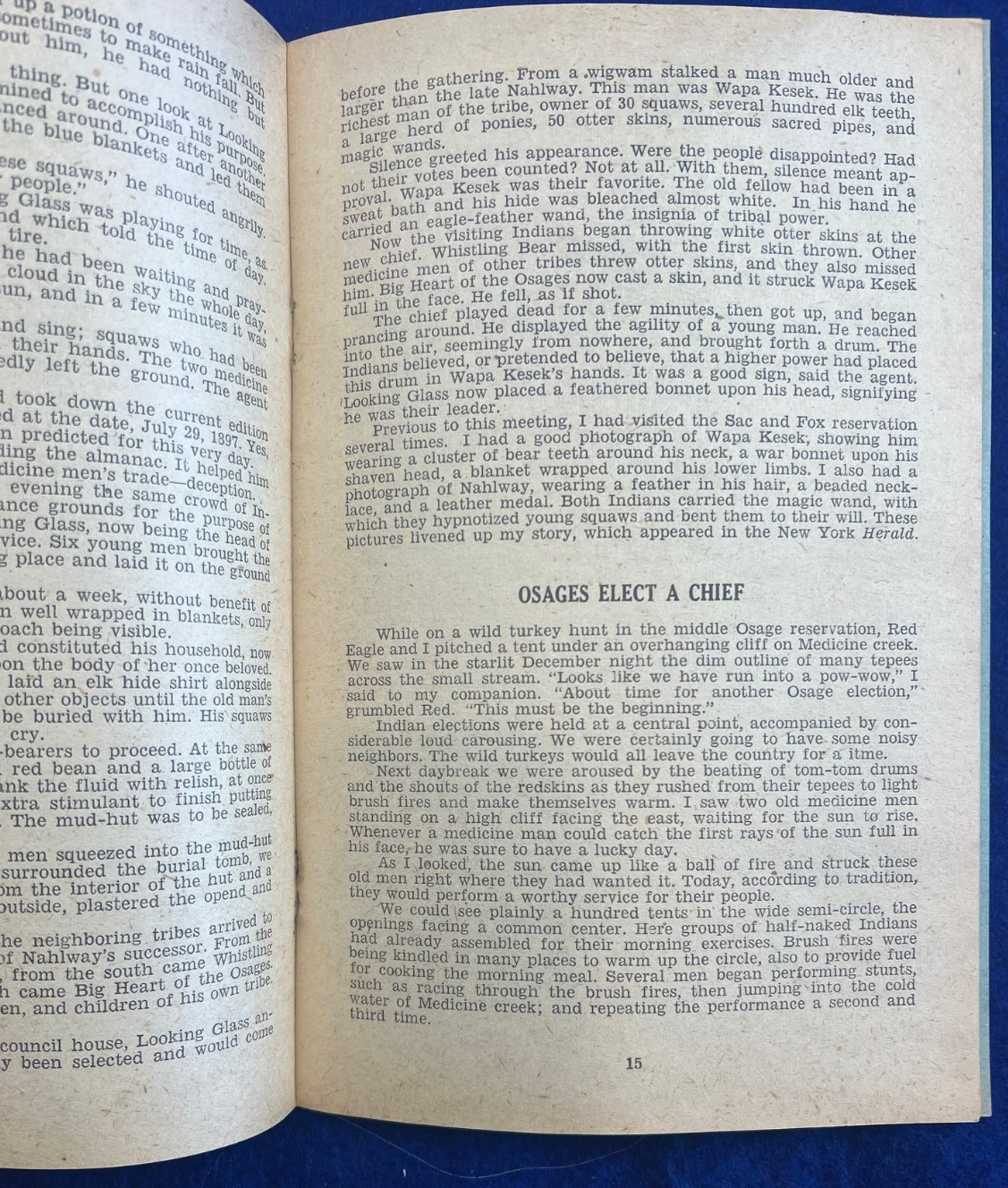 Native American Ghost Dance Medicine Men Prophet Kiowa Comanche Fox Osage Book