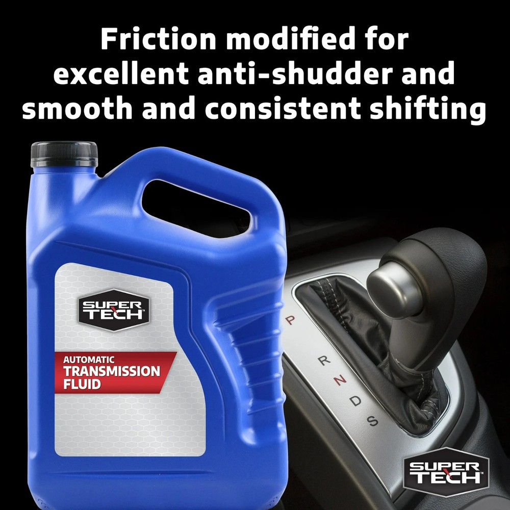 Super Tech Automatic Transmission Fluid, 1 Gallon x2 Bottle