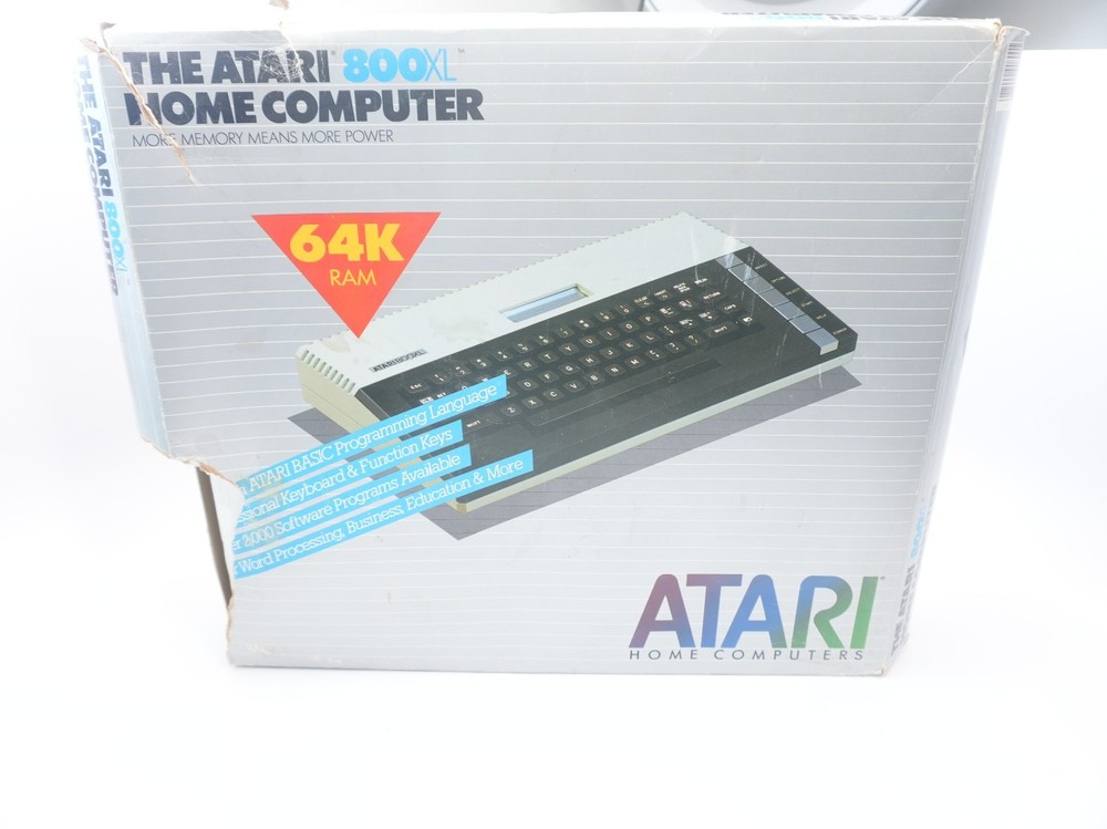 Atari 800XL Home Personal Computer With Box