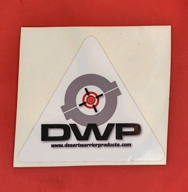 Desert Warrior Products DWP Rounded Triangle Style Sticker