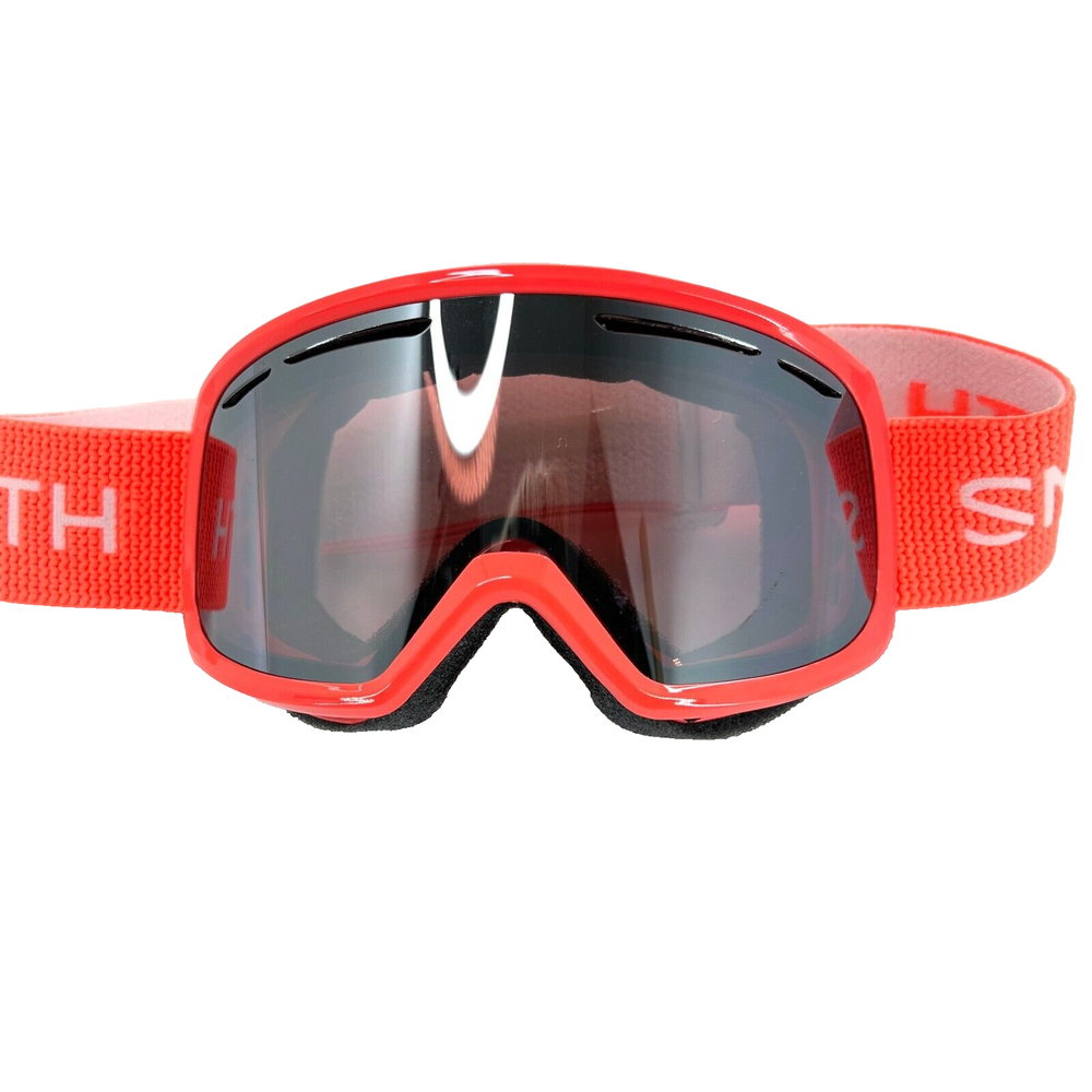 Smith Red Classic Snow Goggles Single-Slide Wide Strap