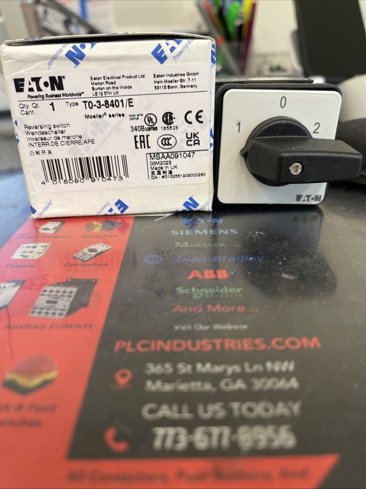 T0-3-8401/E. REVERSING SWITCH IN STOCK ATLANTA