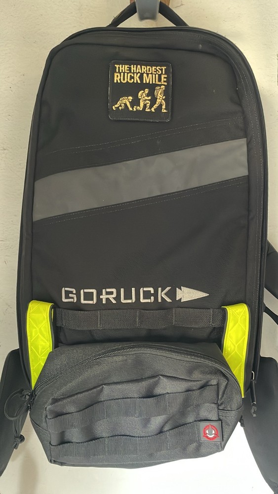 THE HARDEST RUCK MILE - Challenge Patch - Hook and Loop Backing Panel