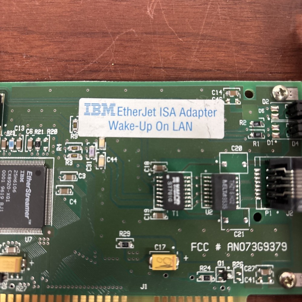 IBM EtherJet ISA Adapter Wake-Up On LAN