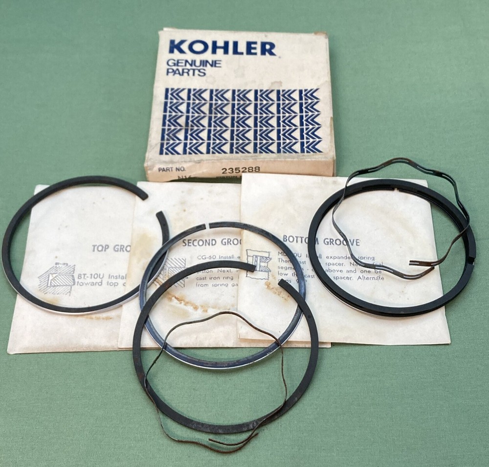 NEW GENUINE KOHLER 235288 ENGINE PISTON RING SET