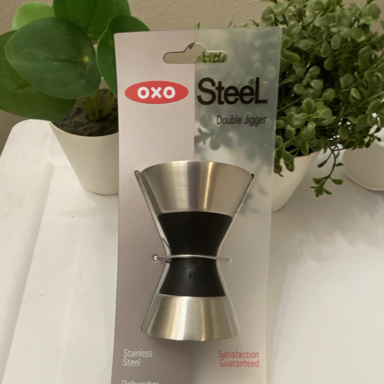 OXO Steel Double Jigger Stainless Steel 1.5 oz & 0.75 oz Bar Tool