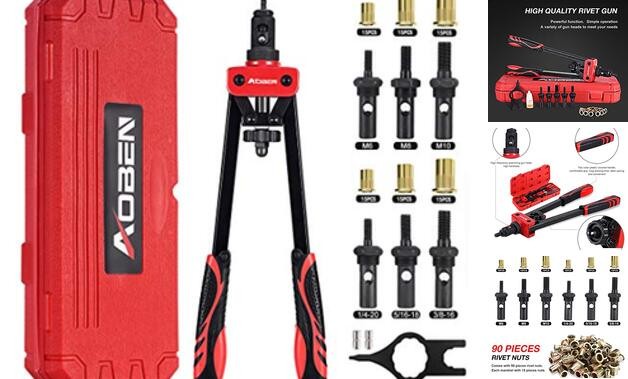 14-Inch Professional Hand Rivet Nut Tool Setter Kit