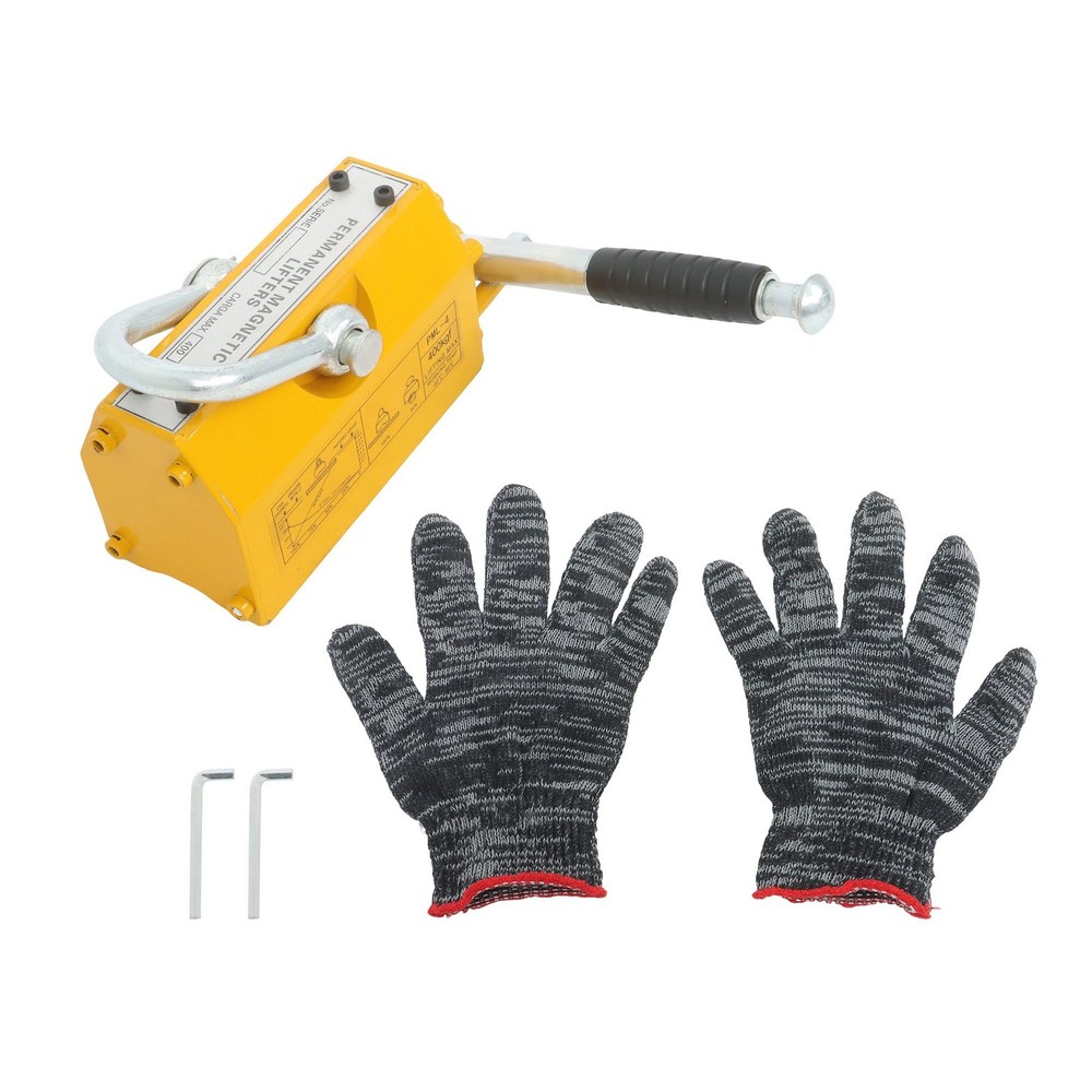 880LBS Pulling & Lifting Capacity Permanent Magnetic Lifter 2.5 Safety Factor