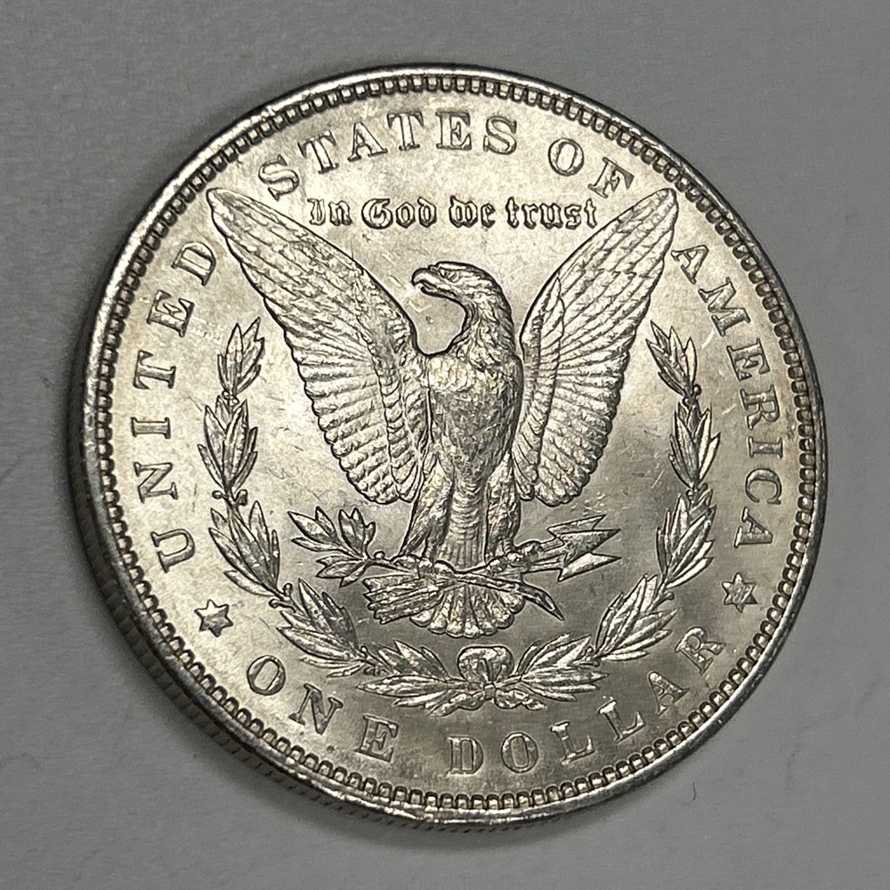 1890 $1 Morgan Silver Dollar BU Uncirculated