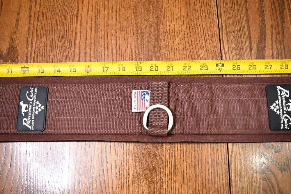 Professional's Choice, girth, brown, 40” pony