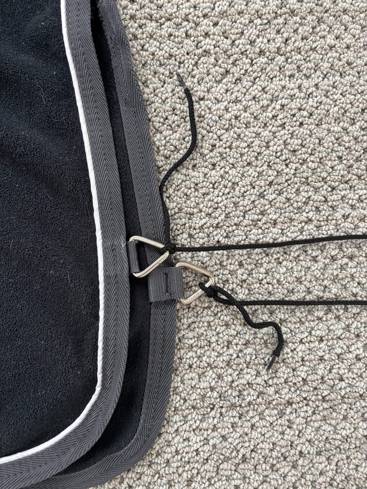 Fleece Cooler 3/4 Smartpak Black/Gray EUC