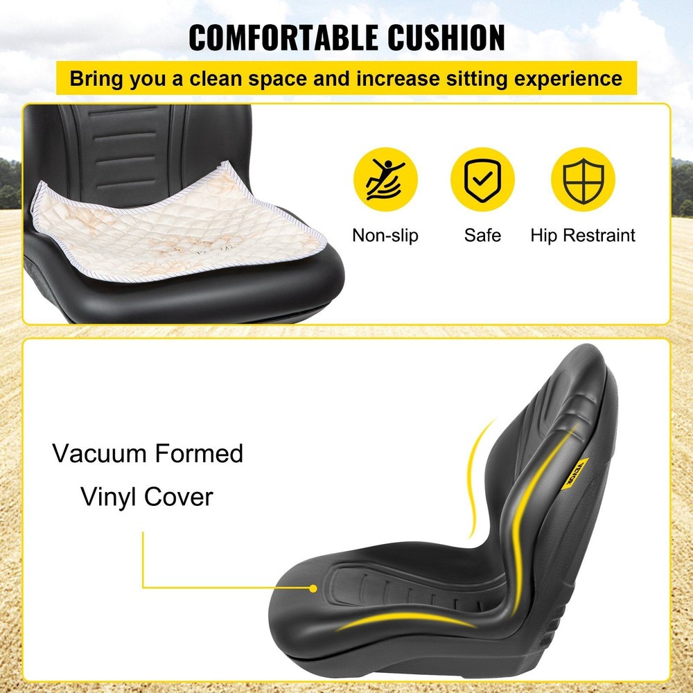 Streamlined Design Skid Steer Seat for Long Duration Operation