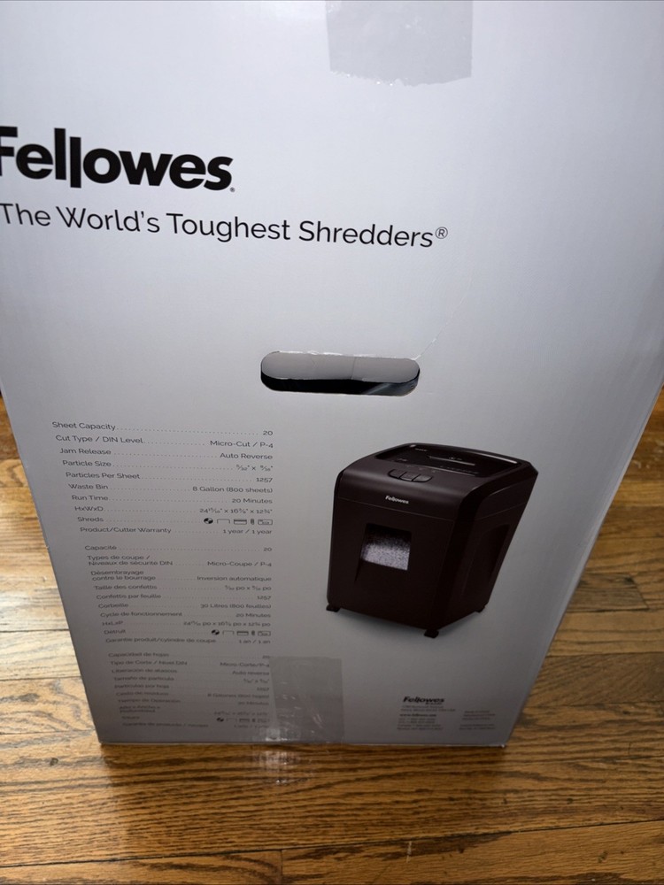 Fellowes 94mc 20 Sheet Micro Cut Shredder