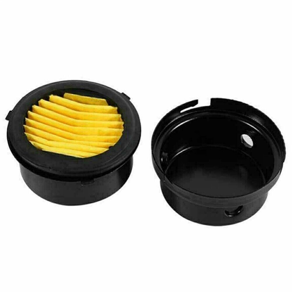 2Pcs 20mm 1/2'' Thread Metal Air Compressor Intake Filter Noise Muffler Silencer