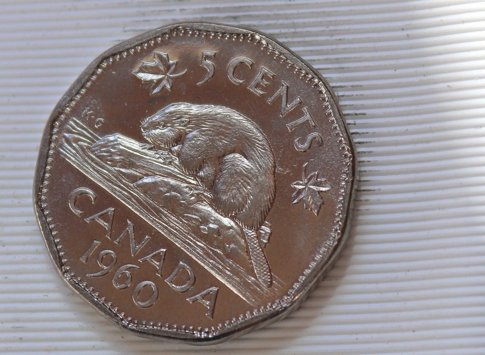 1960 Canada 5 Cents