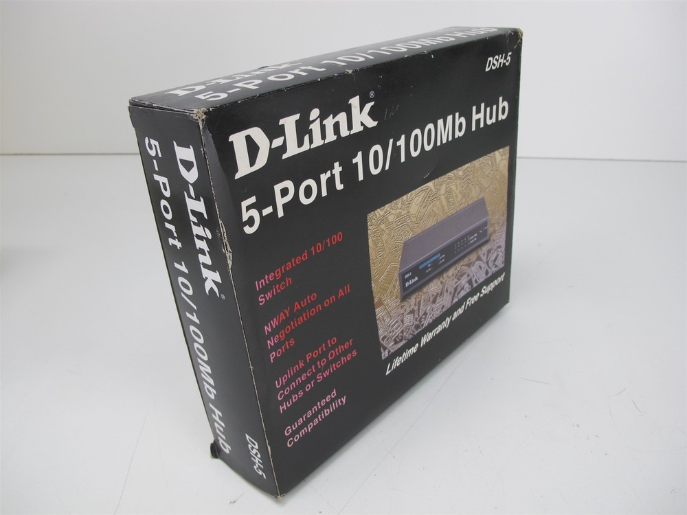 D-Link DSH (DSH-5) 4-Ports External Hub