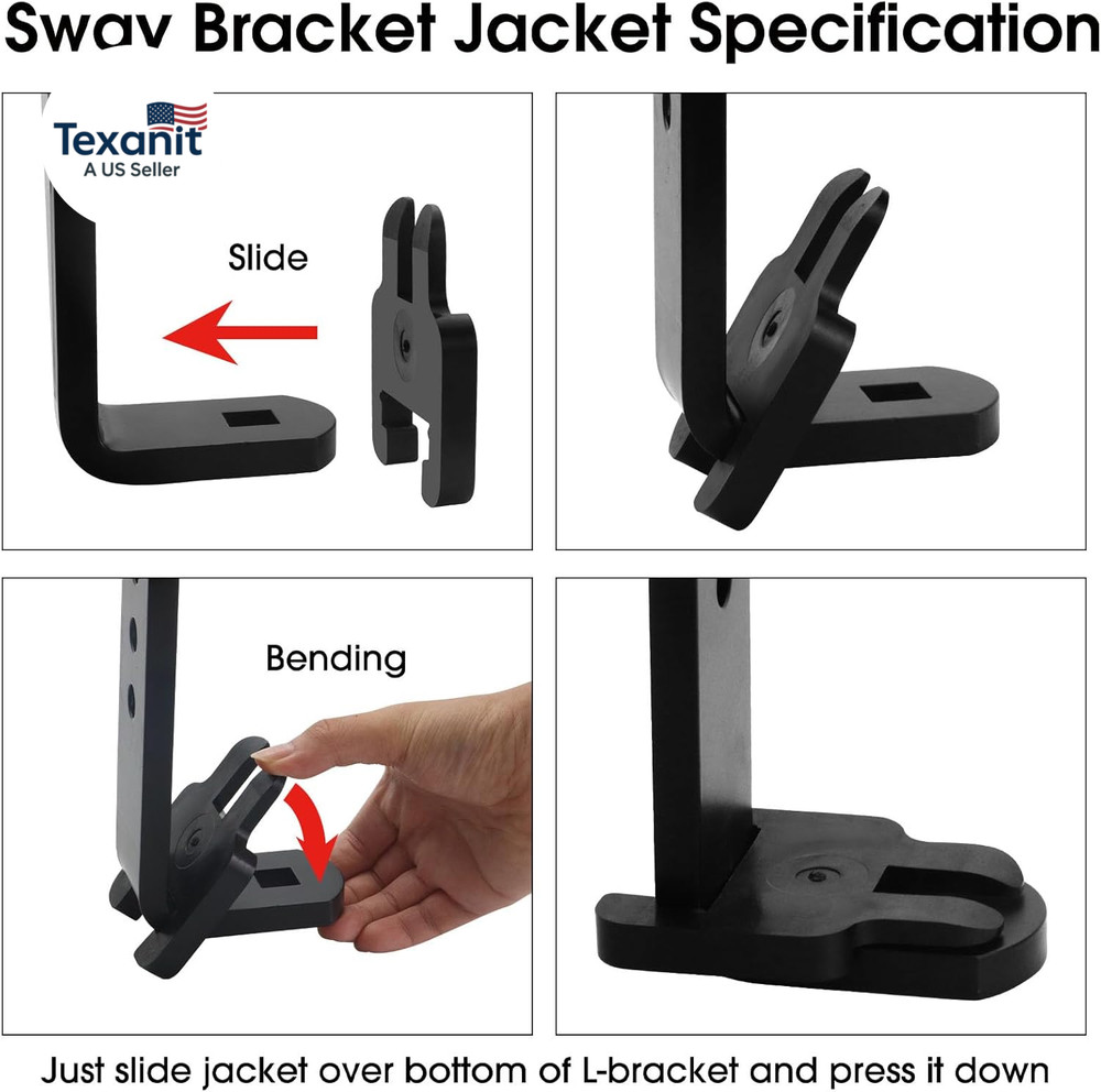 2PCS Trailer Sway Control Bracket Replacement for Equalizer Hitch-Weight Distrib