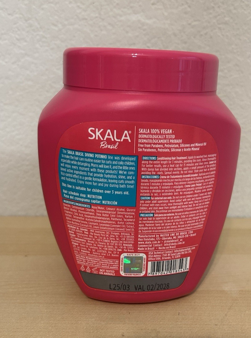 Skala Divino Potinho 2 in 1 Treatment Cream +Leave-in 100% vegan