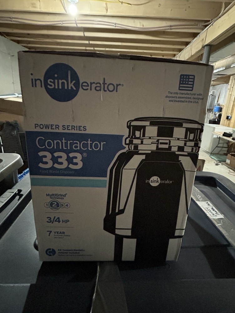 InSinkErator Contractor 333 Garbage Disposal