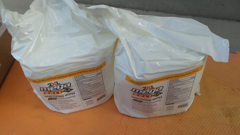MEGA ROLL SANITIZNG WIPES, 2300/REFILL, 2 REFILLS/CASE