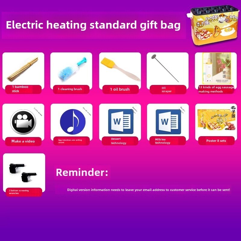 Egg Roll Machine Sausage Machine Automatic Egg Maker Egg Sausage Machine 220V