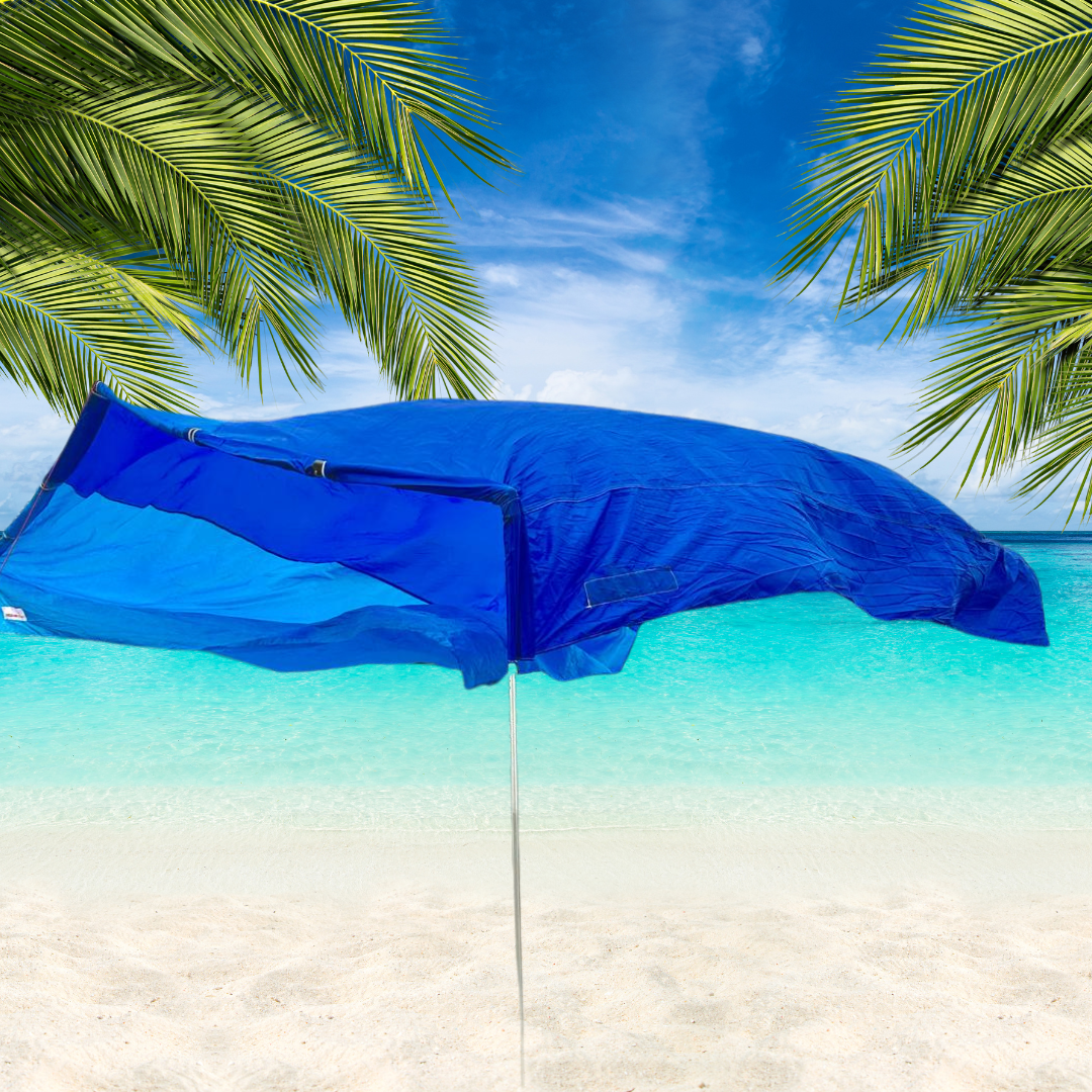 Sail Shade Full Size Beach Sun Shade Wind Powered Beach Shade BRAND NEW