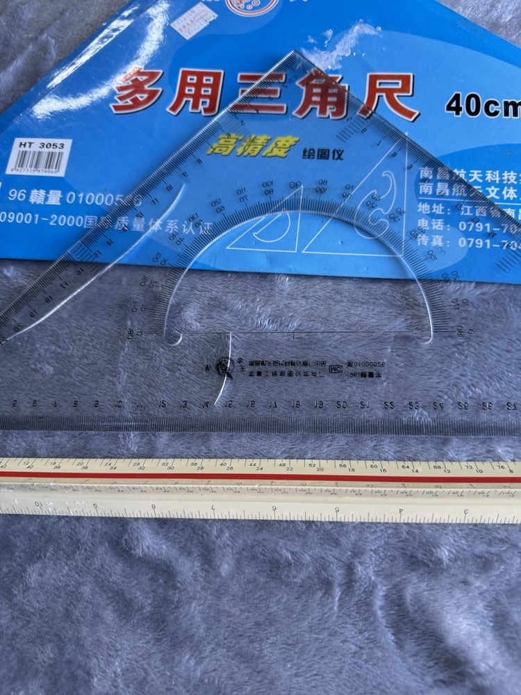 Staedtler Architect Scale 987 Japan + 40cm Drafting Triangle SET Tools
