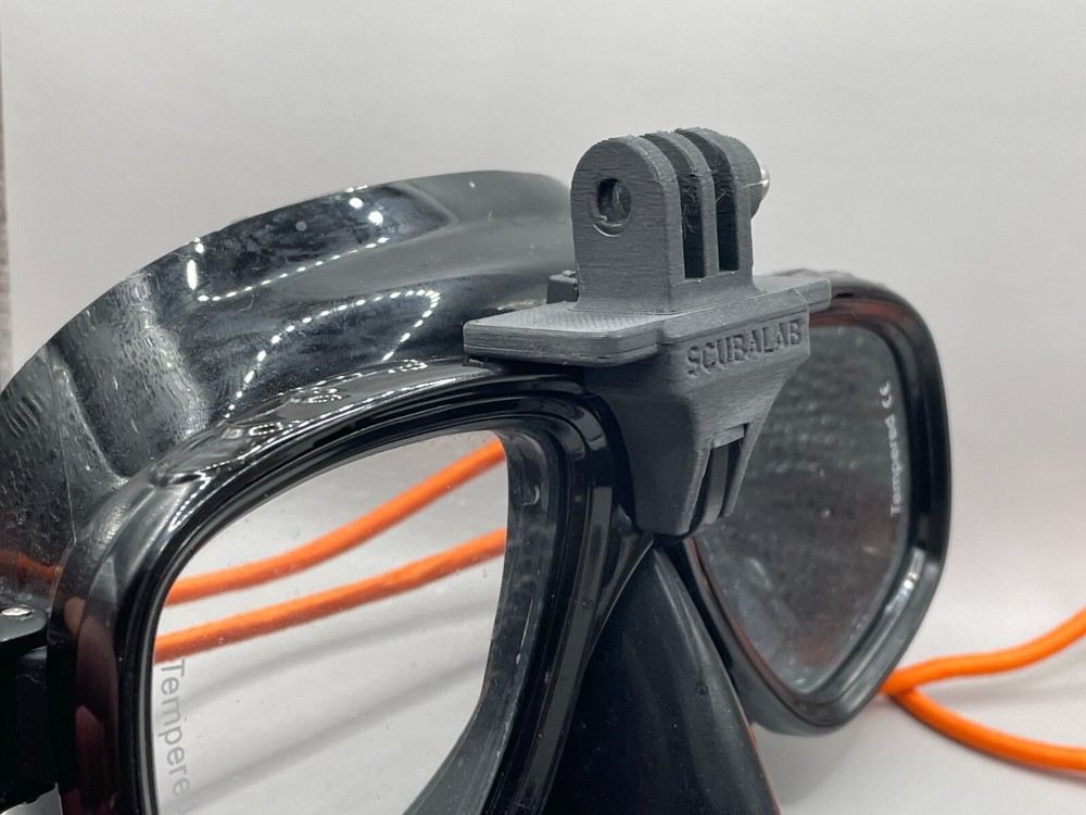Universal scuba Mask Mount for GoPro