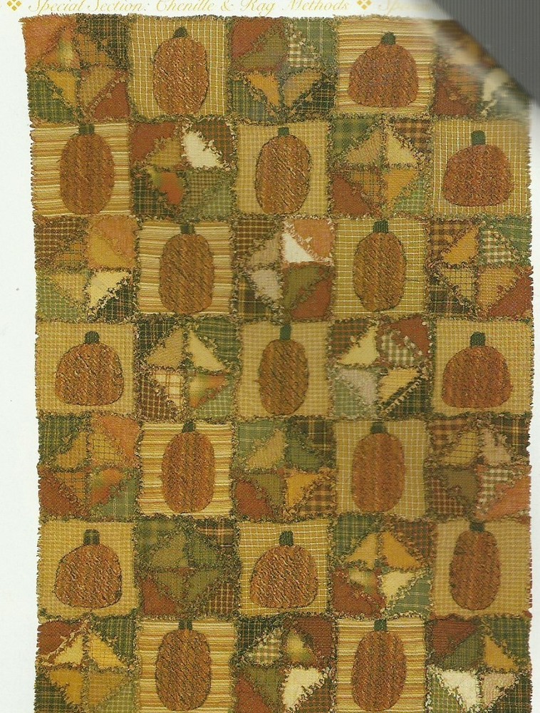 C0080 SHAGGY PUMPKINS QUILT PATTERN/INSTRUCTIONS